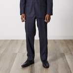 Paolo Lercara // Modern Fit Suit // Navy Subtle Check (US: 38R)