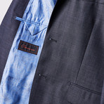 Paolo Lercara // Modern Fit Suit // Navy Subtle Check (US: 38R)