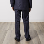 Paolo Lercara // Modern Fit Suit // Navy Subtle Check (US: 38R)