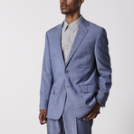 Paolo Lercara // Modern Fit Suit // Medium Blue Summer (US: 38S)