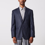 Paolo Lercara // Modern Fit Sport Jacket // Navy Houndstooth (US: 38S)