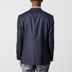 Paolo Lercara // Modern Fit Sport Jacket // Navy Houndstooth (US: 38S)