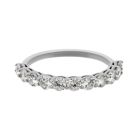 Estate 14k White Gold Diamond Ring // Ring Size: 6