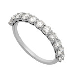 Estate 14k White Gold Diamond Ring // Ring Size: 6