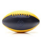 Leather American Football // Yellow + Navy