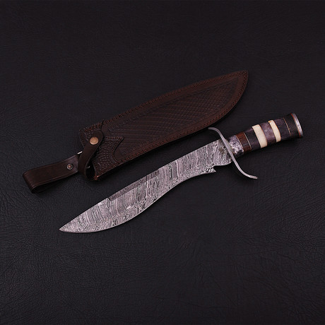 Damascus Bowie Knife // BK0307