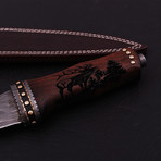 Damascus Dagger Sgian Dubh // BK0303