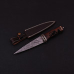 Damascus Dagger Sgian Dubh // BK0303