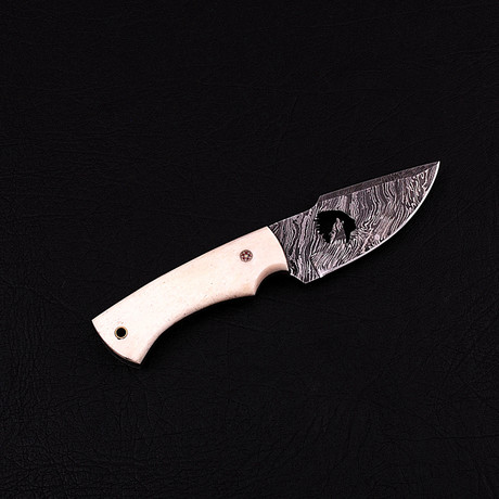 Damascus Skinner Knife // HK0330