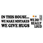 Family House Rule Wall Sticker