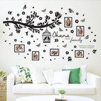 Family Photo Tree + Frame Wall Sticker