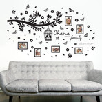 Family Photo Tree + Frame Wall Sticker