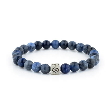 Classic Sodalite // Blue (8mm Silver)