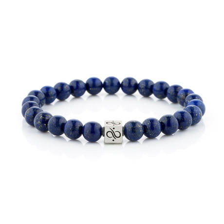 Classic Lapis Lazuli // Blue (8mm Silver)