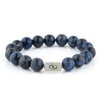 Classic Sodalite // Blue (8mm Silver)