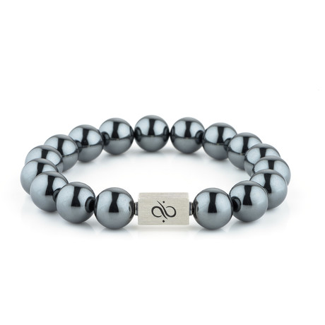 Classic Hematite // Grey (8mm Silver)