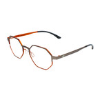Unisex AOM006O 078.055 Optical Frames // Gunmetal + Orange