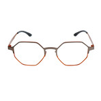 Unisex AOM006O 078.055 Optical Frames // Gunmetal + Orange