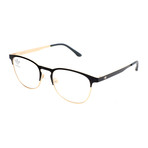 Men's AOM003O/N 009.120 Optical Frames // Black + Gold