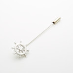 Captain Wheel Lapel Pin