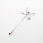 Golf Clubs Lapel Pin