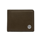 Salvatore Ferragamo // Grained Leather Bifold Wallet V1 // Brown
