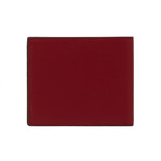 Salvatore Ferragamo // Smooth Leather Bifold Wallet // Red