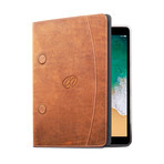 Folio Case // iPad Pro 10.5" // Keyboard Compatible // Premium Leather (Black)