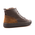 Sean High Top Sneaker // Brown + Tobacco (Euro: 39)