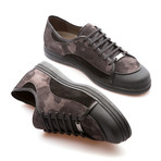 Jeriah Low Top Sneaker // Anthracite + Black (Euro: 41)