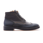 Dustin Wingtip Brogue Boot // Dark Blue (Euro: 45)