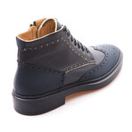 Dustin Wingtip Brogue Boot // Dark Blue (Euro: 43)