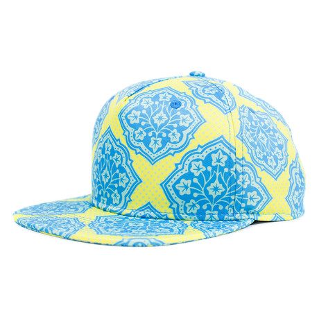 Breeze Snapback // Yellow + Teal