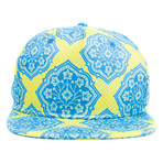 Breeze Snapback // Yellow + Teal