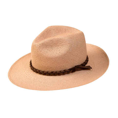 Caribbean Twisted Fedora // Dark Natural (XS)