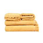 Face + Bath Towels // Set of 4 // Gold