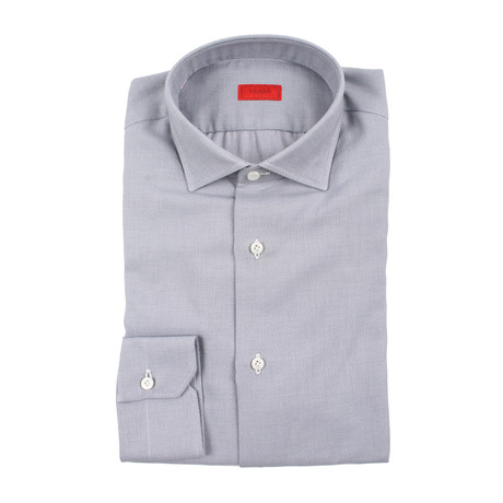Isaia // Steven Casual Dress Shirt // Silver (US: 15R)
