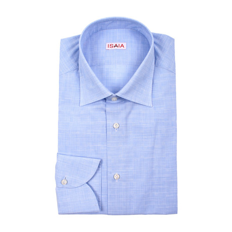 Isaia // Kenny Casual Dress Shirt // Blue (US: 15R)