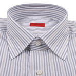 Isaia // Daniel Stripped Shirt // Multicolor (US: 15R)