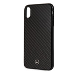 Dynamic Line Hard Carbon Fiber Case // Black // iPhone XS Max