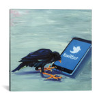 Tweet! Tweet! (Twittering Machine) // Mark Nesmith (12"W x 12"H x 0.75"D)