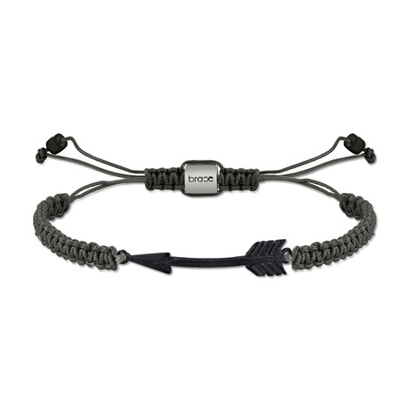 Aaron Bracelet // Macrame Gray