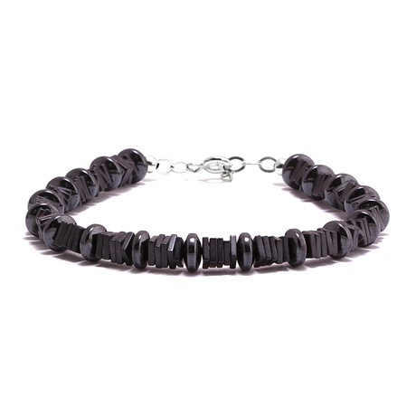 Ryan Bracelet // Gray + Silver