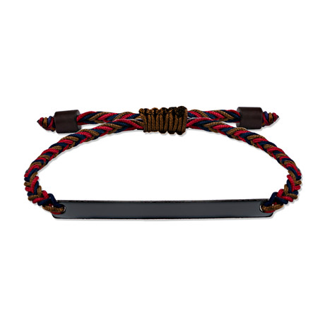 Ewan Bracelet // Brown + Navy Blue + Maroon