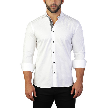 Einstein Shape Dress Shirt // White (2XL) - Maceoo - Touch of Modern