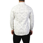 Fibonacci Panther Dress Shirt // White (M)