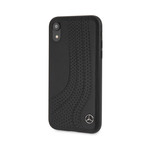 Real Leather Slim Fit Hard Case // iPhone XR (Black)