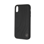 Real Leather Slim Fit Hard Case // iPhone XR (Black)