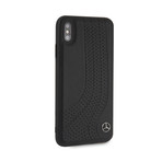 Twister Genuine Leather Hard Case // Black (iPhone XR)