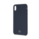 Slim Fit Silicone Case + Microfiber Interior Shock Absorption // iPhone XS Max (Navy)